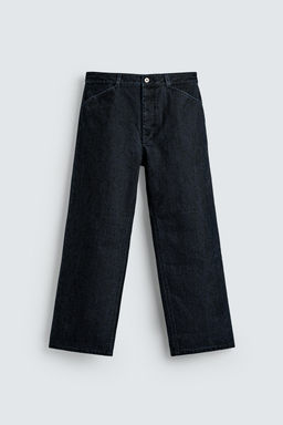 RELAXED FIT FLOCKED TROUSERS - Zara фото 7