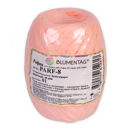 Blumentag PARF-8 Рафия бумажная 5 х 20.5 г  5 г 30 м 01 бл. розовый