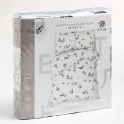 Постельное бельё Этель Дуэт Легкость 143х215 см - 2 шт, 220х240 см, 70х70 см -2 шт, поплин 125 г/м2  фото 7