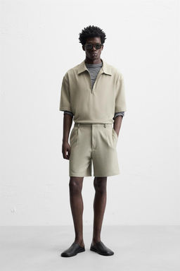COMFORT REGULAR FIT BERMUDA SHORTS - Zara фото 17