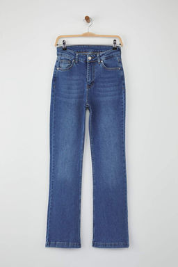 Mavi Yuksek Bel Comfort/Esnek Ispanyol Paca Flare Jeans TWOAW26JE00047