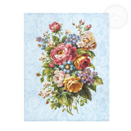 Набор полотенец из рогожки "Пионы" 45*60/3 шт. - 45*60 Полотенца из рогожки