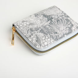 Кошелёк женский, на молнии, маленький, серый