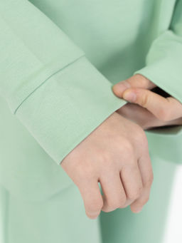 Костюм детский для девочки зеленый дым