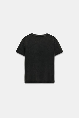 CAMISETA EFECTO LAVADO SEX & THE CITY / Gris antracita