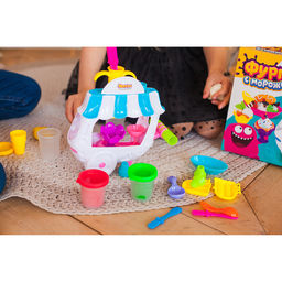 Набор для игры с пластилином Фургон с мороженым - Эврики фото 7