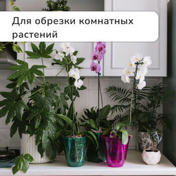 Ножницы садовые, 7" (18 см), с пластиковыми ручками, Greengo