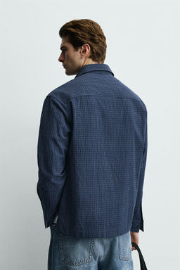 CAMISA POLO REGULAR FIT CUADROS / Azul - Zara фото 3