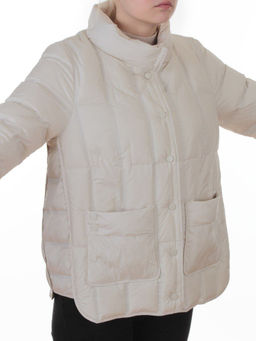 8810 MILK Куртка пуховая облегченная женская (утиный пух) - Fashion фото 2