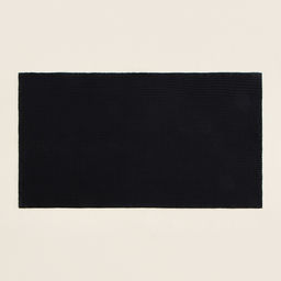 Полотенце вафельное SL HOME: Linen «Дарк Маре», 40×70 см, чёрное