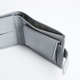 Кошелёк на кнопке, TEXTURA, цвет серый  фото 7