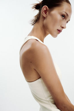 INTERLOCK HALTERNECK DRESS - Zara фото 4