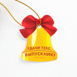 Ручка шариковая в тубусе, пластик, синяя паста, 1.0 мм «Выпускнику школы»