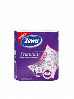 ЗЕВА бум.полотенца (2рул.) ПРЕМИУМ Декор