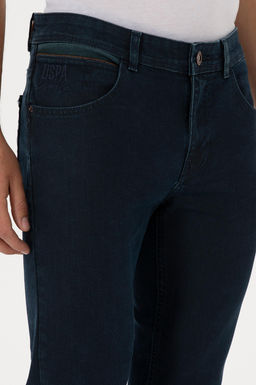 Erkek Koyu Mavi Slim Fit Jean Pantolon - U.s. polo assn фото 5