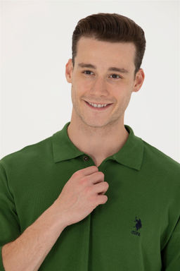 U. S. Polo Assn Мужской зеленый базовый свитер - U.s. polo assn фото 9