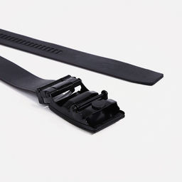 Ремень мужской, ширина 3,5 см, автомат, пряжка тёмный металл, цвет чёрный - Simaland фото 3