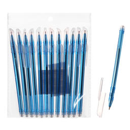 Набор 12 шт. Ручка шариковая 0,7мм стержень синий, корпус тонированный синий