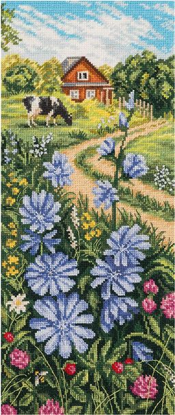 Набор для вышивания PANNA PS-1702 Дикий цикорий 13.5 х 32 см