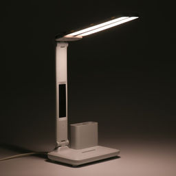 Часы-лампа электронные: календарь, термометр, LED, 3 режима, USB, 32 x 12 x 17 см