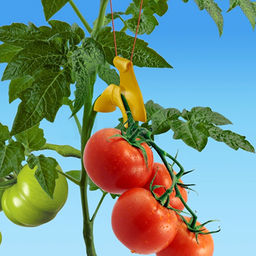 Подвес для растений пластмассовый 6х3х1,2см, набор 10шт (Россия) - Домашняя Мода фото 4