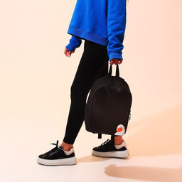 Рюкзак текстильный Утка, 38х14х27 см, цвет чёрный - Nazamok фото 10