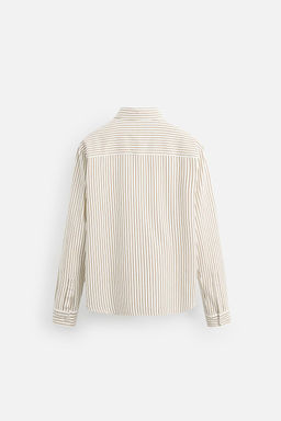 STRIPED RELAXED FIT SHIRT - Zara фото 8