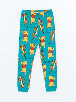 Beli Lastikli Bask?l? Erkek Bebek Pijama Alt