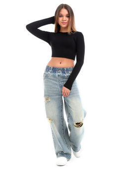 Джинсы-палаццо для девочек - СИНЯЯ МОДА фото 19