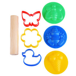 Тесто для лепки, тесто 450 гр, 18 цветов, 6 форм, скалка