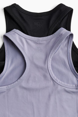 Pack de 2 tops de deporte sin mangas en DryMove - H&m фото 6