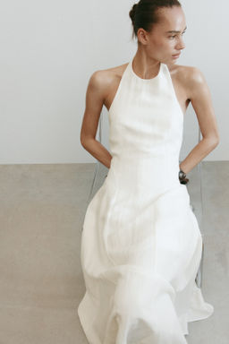 Vestido halter con vuelo - H&m фото 3