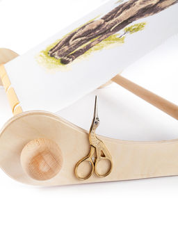 Gamma PRM 40 х 35 см пяльцы-рамка прямоугольные дерево натуральное дерево фото 3