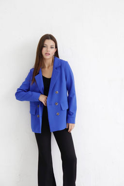 10601 Жакет двубортный кобальт - Martichelli фото 17