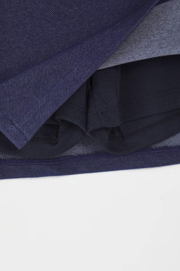 Trendyolmilla Lacivert K?sa/Mini Y?rtmacl? Esnek Orme Sort Etek TWOSS25ET00202 фото 6