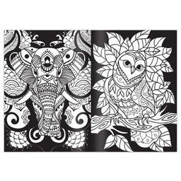 Раскраска Антистресс, 68 стр., формат А4