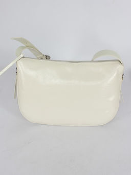 Сумка женская натуральная кожа GU 2066-2075, 1отд, плечевой ремень, молочный SALE 265016 - Adelia фото 2