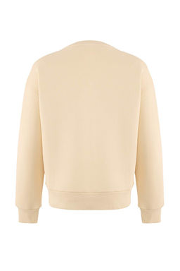 Tas Kal?n Ici Polarl? Regular/Normal Kal?p Bisiklet Yaka Basic Orme Sweatshirt TWOAW24SW00101