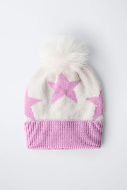 KNIT STAR POMPOM HAT SKI COLLECTION - Zara фото 8