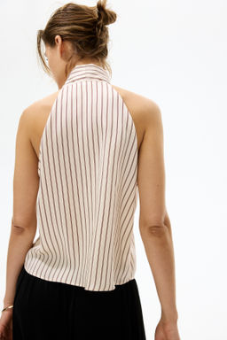 Top con cuello de lazo - H&m фото 3