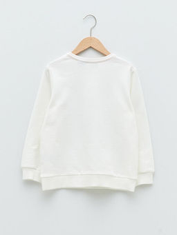 Bisiklet Yaka Mickey Mouse Bask?l? Uzun Kollu K?z ?ocuk Sweatshirt - Waikiki фото 2
