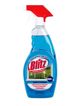 Средство для мытья стекол 900мл с Нашатырным спиртом (курок) Blitz (9000001)