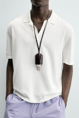 POLO PUNTO REGULAR FIT / Blanco