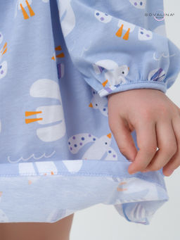 Платье Моана чайки на голубом ВБ - Sovalina фото 11