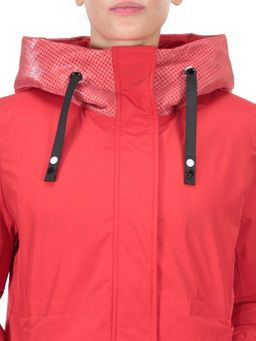 2090 RED Куртка зимняя женская AIKESDFRS (200 гр. холлофайбера) - Fashion фото 10