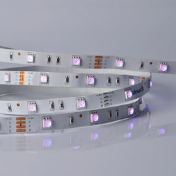 ULS-M22-5050-30LED/m-10mm-IP20-DC12V-7,2W/m-5M-RGB PROFI Гибкая светодиодная лента на самоклеящейся основе. Катушка 5м. в герметичной упаковке. RGB. ТМ Uniel.