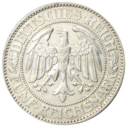 5 рейхсмарок 1928 года A Германия