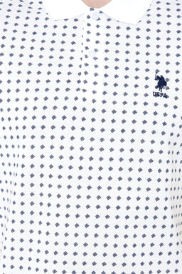 U. S. Polo Assn Мужская белая футболка с воротником-поло - U.s. polo assn фото 12