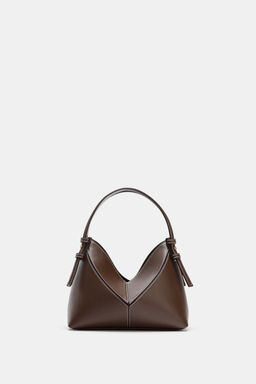 MINI BUCKET BAG WITH TOPSTITCHING - Zara фото 11