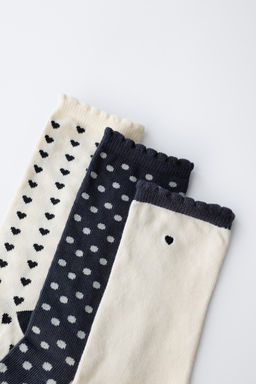 3-PACK OF HEART AND POLKA DOT SOCKS - Zara фото 3